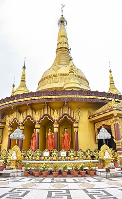Temple at golden hour