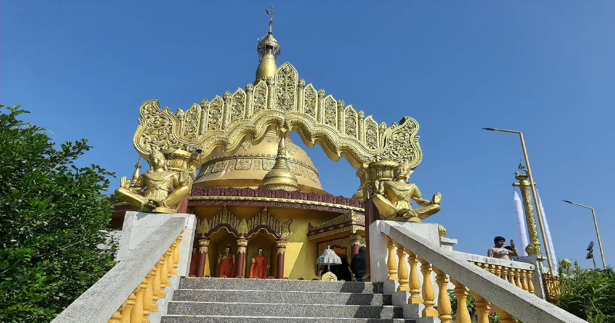 Temple architectural detail